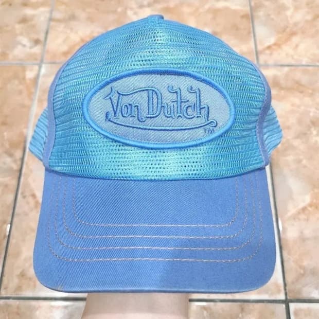 본더치 메쉬 트러커캡 블루