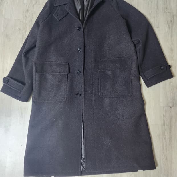 발마칸 울 코트 브라운