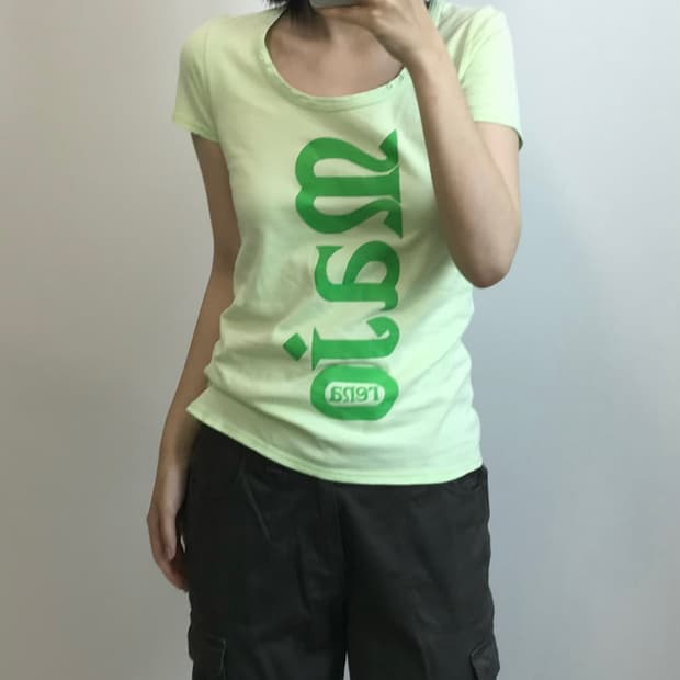 빈티지 마조네라 y2k 반팔 티셔츠