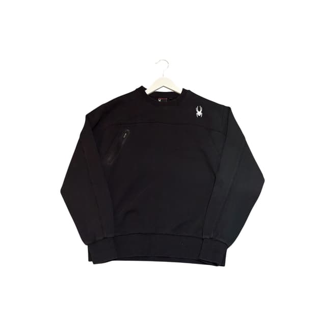 스파이더 맨투맨 블랙 L사이즈