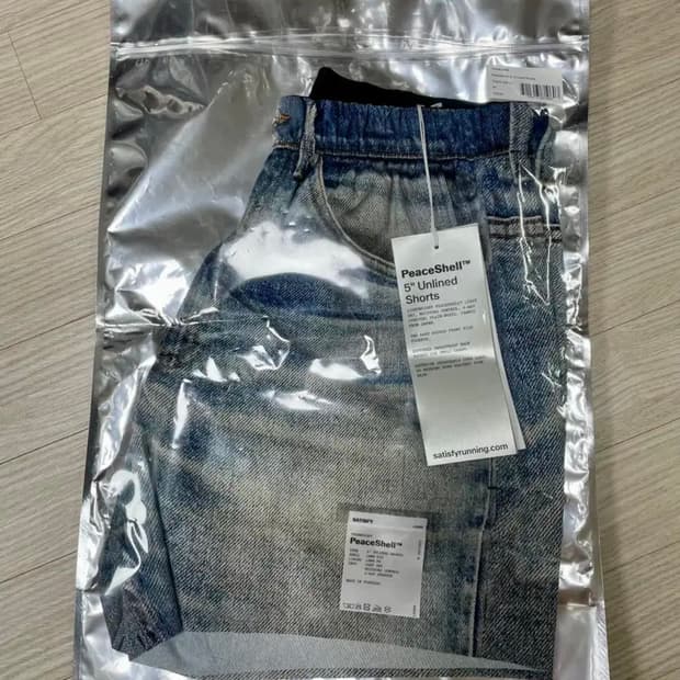 새티스파이 피스쉘데님쇼츠M