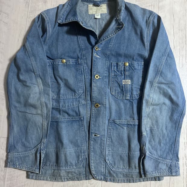 RRL 24SS 엔지니어 데님 워크 자켓 M