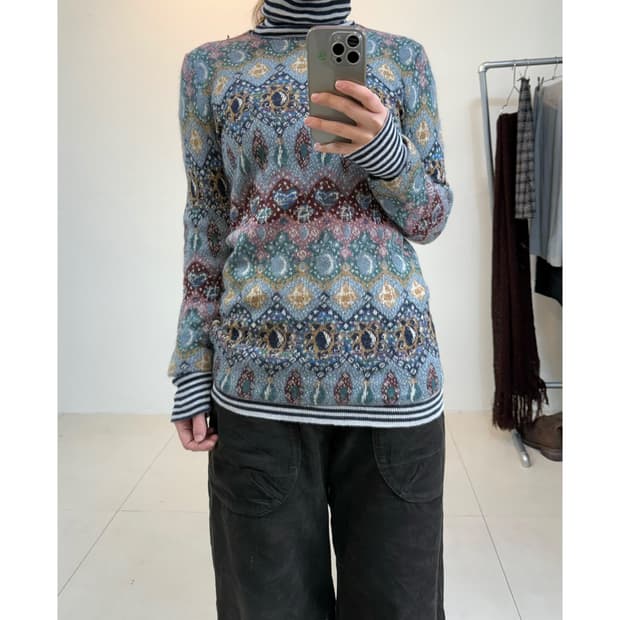 빈티지 울 니트