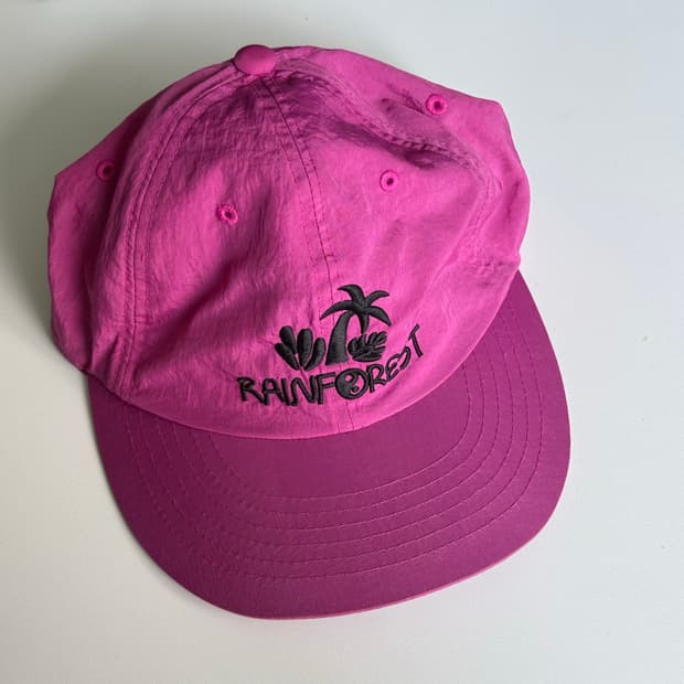 빅웨이브 컬렉티브 핑크 나일론 캡 모자