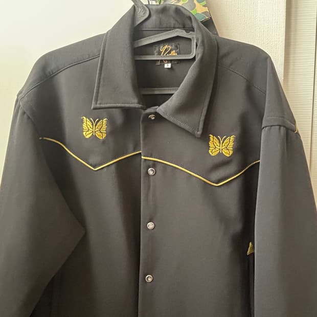 니들스 파이핑 카우보이 자켓 더블 클로스 블랙