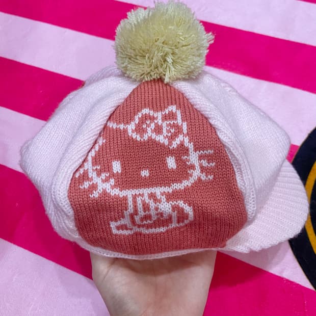 2005 고전키티 모자 비니 