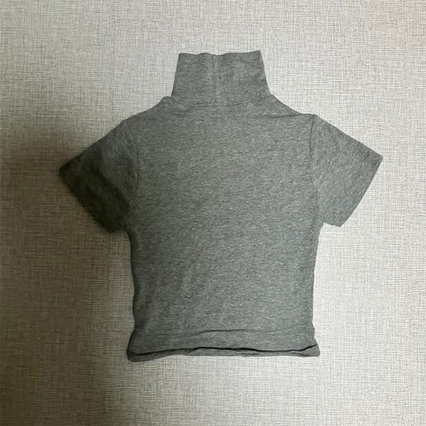 일본빈티지 하구미모리걸 할메카지 반폴라 레이어드 니트스웨터