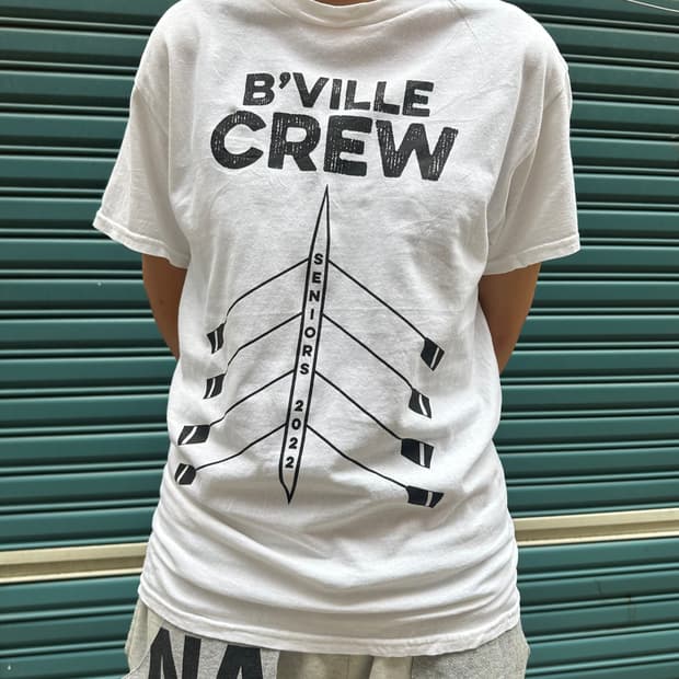 American B’ville Crew logo print T-shirt