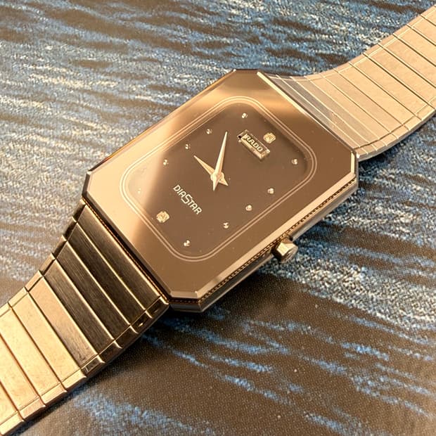 Rado_ 1980s Diastar vintage watch