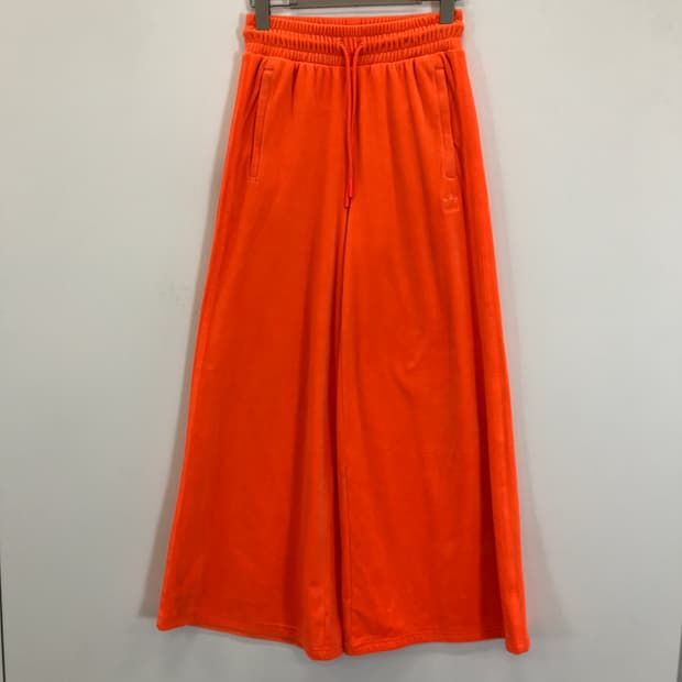 아디다스 제레미스캇 오렌지 벨루어 와이드팬츠 [xs]