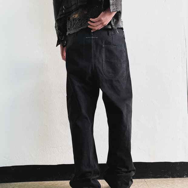 MM6 23SS 루즈 스트레이트핏 드롭크로치 데님