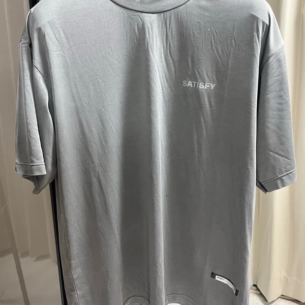 새티스파이 / 25ss Auralite 반팔 미네랄 그래파이트 / S