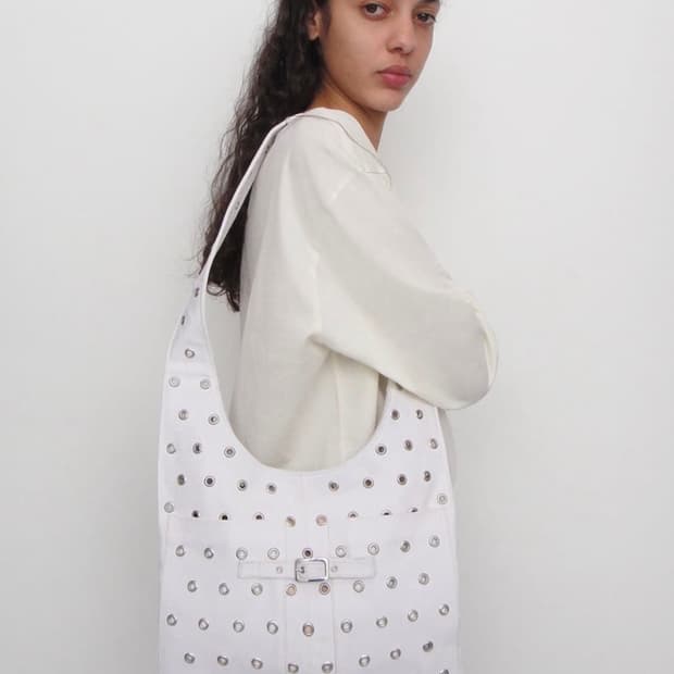 Gimaguas 기마구아스 화이트 캔버스백 숄더백 크로스백