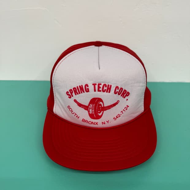 USA vtg 뉴욕 자동차 부품 미국 회사 트러커 캡 모자 볼캡