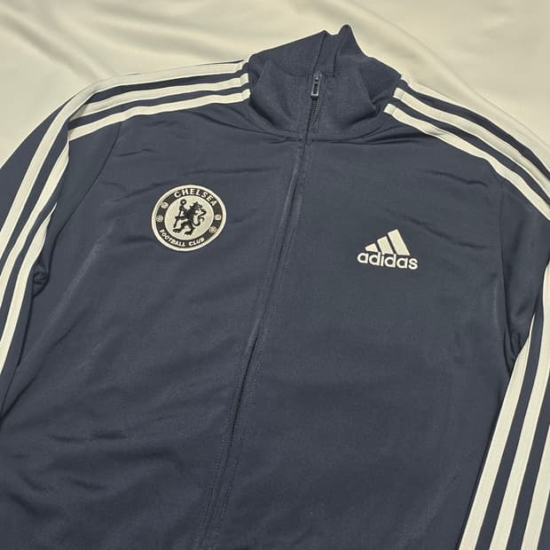 L아디다스 첼시 네이비 트랙탑