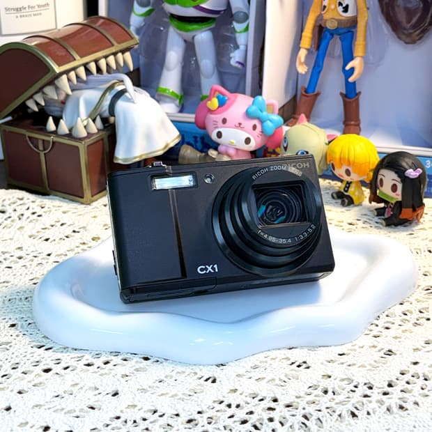 [💖리코 감성] 리코 RICOH CX1 블랙 레트로 디지털 카메라