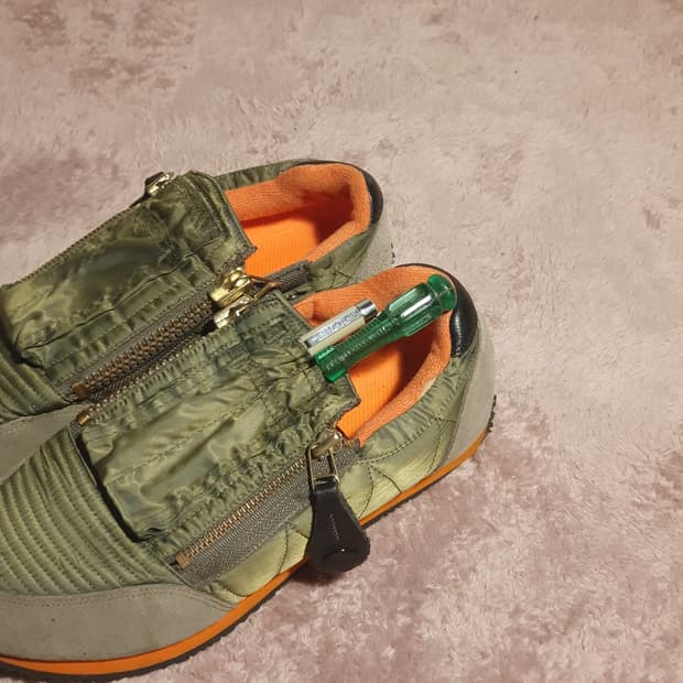 Kapital ma-1 khaki shoes