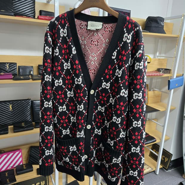 [A급컨디션]구찌 시그니처 가디건