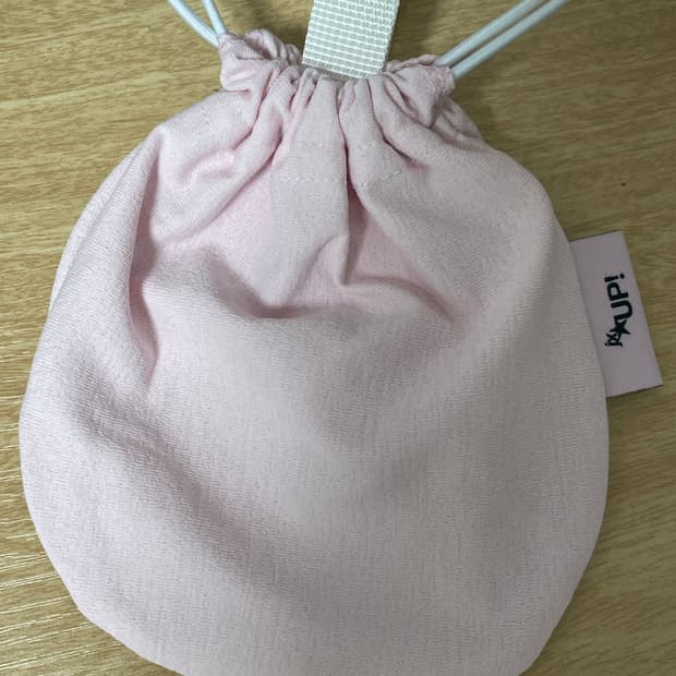 지초이 만두 파우치 핑크