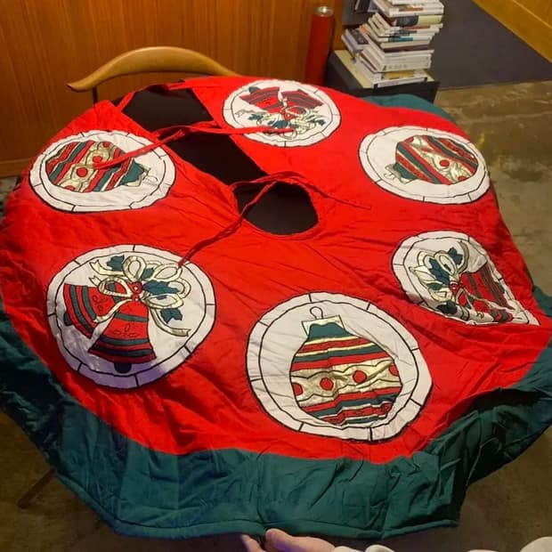 몽골 크리스마스 담요 장식