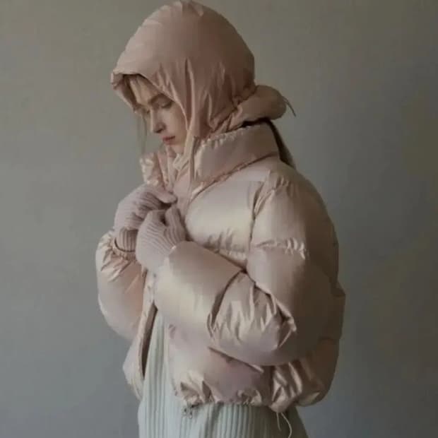 라퍼지포우먼 크롭패딩