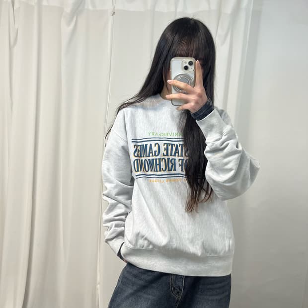 Outstanding Melange Sweatshirt