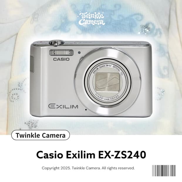 (선미디카✨) Casio Exilim 카시오 엑슬림 EX-ZS240