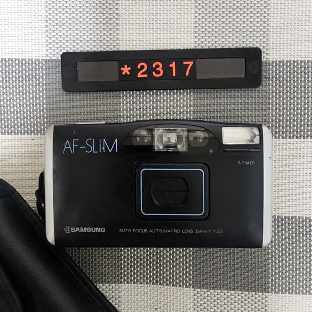 삼성 AF 슬림 필름카메라 파우치포함