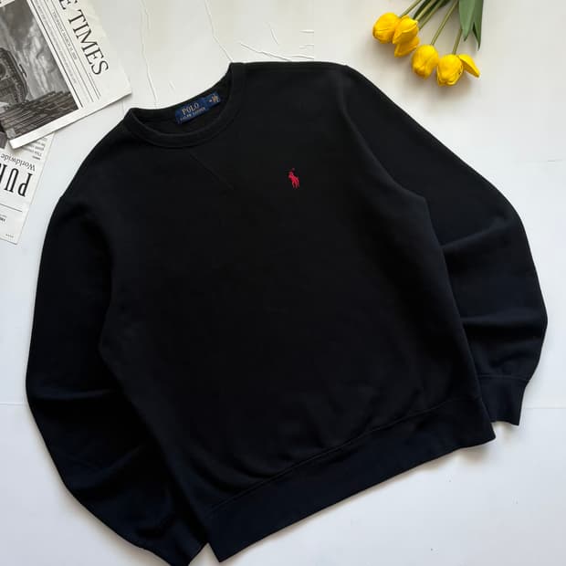 Polo 폴로랄프로렌 블랙 맨투맨 