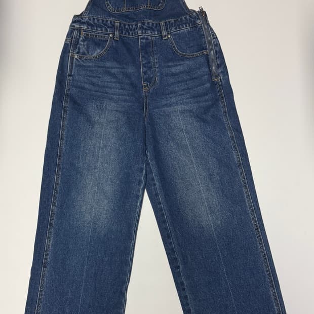 여성 커버낫 x 랭글러 23년도 레직기 데님 오버롤 S