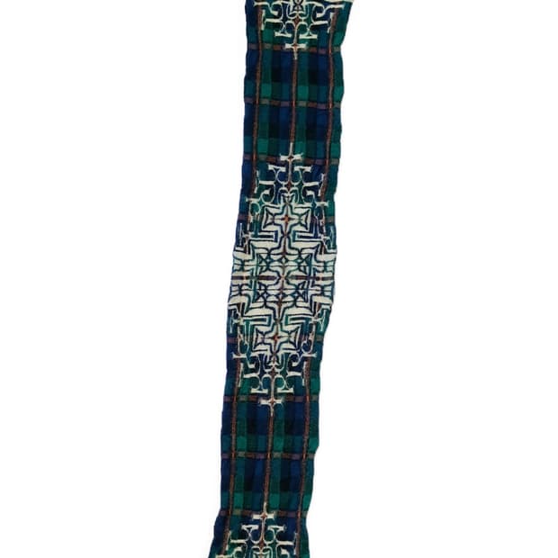 [미개봉새상품/품절제품]kapital 캐피탈 타르탄 아이누 해피 머플러