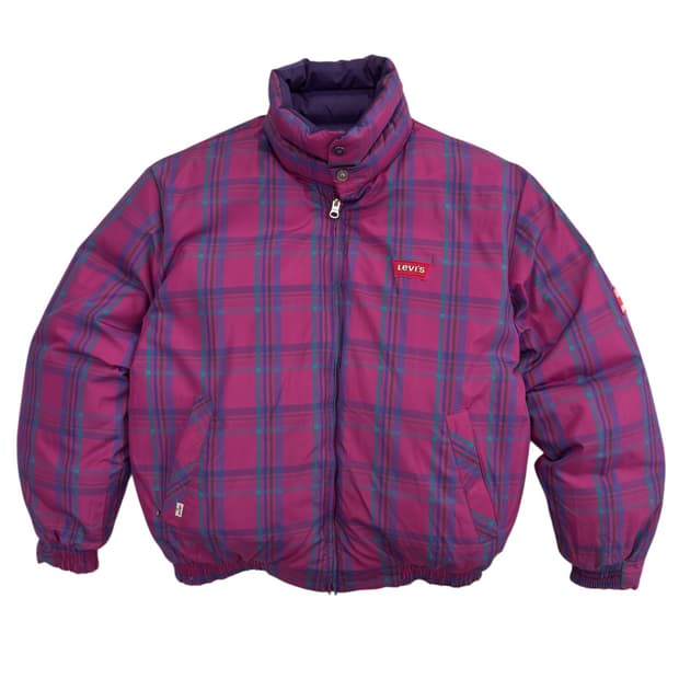 리바이스 올드스쿨 양면 덕다운 패딩