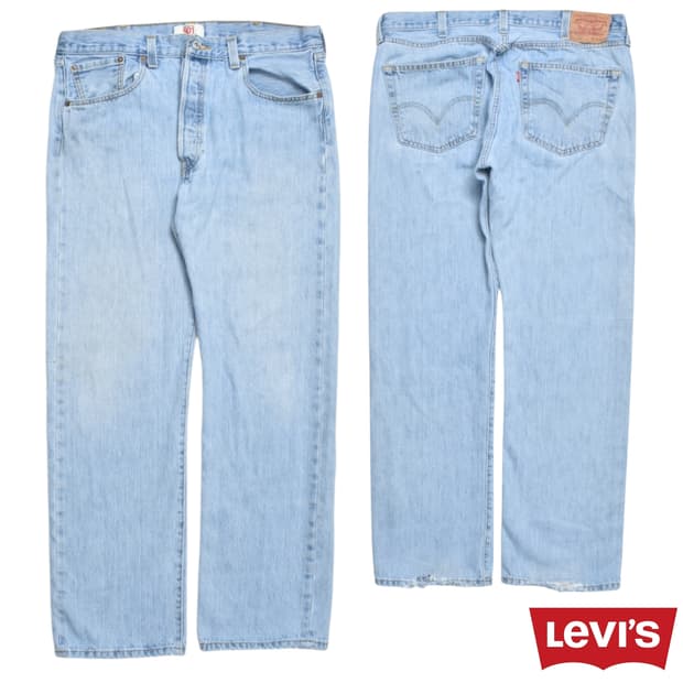 00s 리바이스 501 청바지 연청 데님팬츠 38