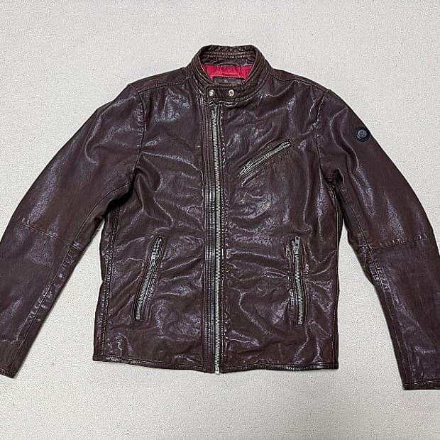 디젤 가죽 자켓 남성용 100사이즈