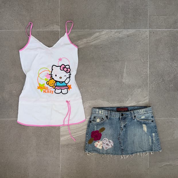 Sanrio Hello Kitty print sleeveless