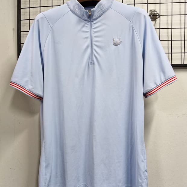 100L 왁 WAAC 기능성 반집업 반팔티.