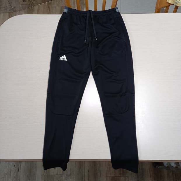 32 adidas Climalite 밴딩 스판 조거팬츠 블랙 32-360