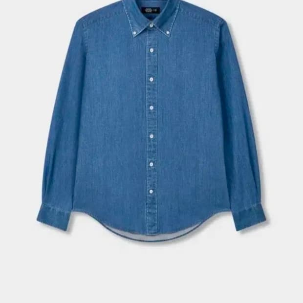 맨온더분 버튼다운 데님셔츠 40(95)