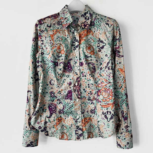 에트로 ETRO 패턴 코튼 셔츠