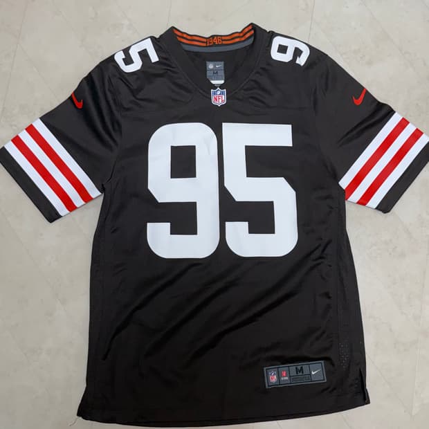 NFL 클리브랜드 브라운스 마일스 개럿 나이키 져지