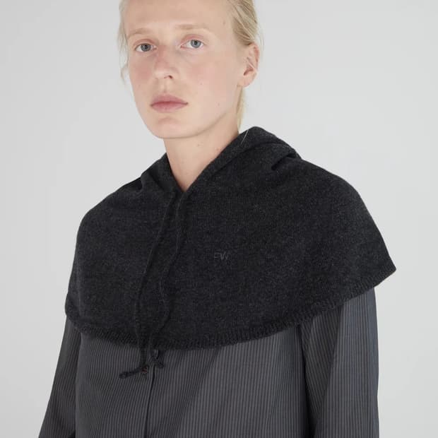 팔로마울 Lucia 후드 케이프/다크 그레이