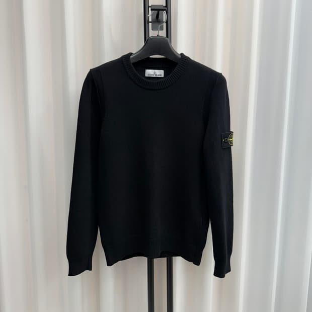 [M] 23FW 스톤아일랜드 램스 울 니트 블랙