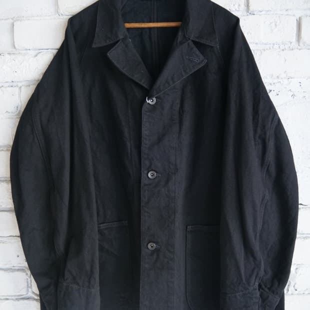 새상품 코모리 블랙 데님 워크자켓 1,2,3