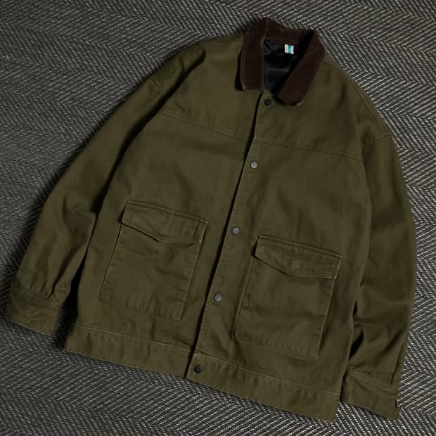 다이아몬드 레이라 트러커 헌팅 워크 자켓 올리브 y 4881