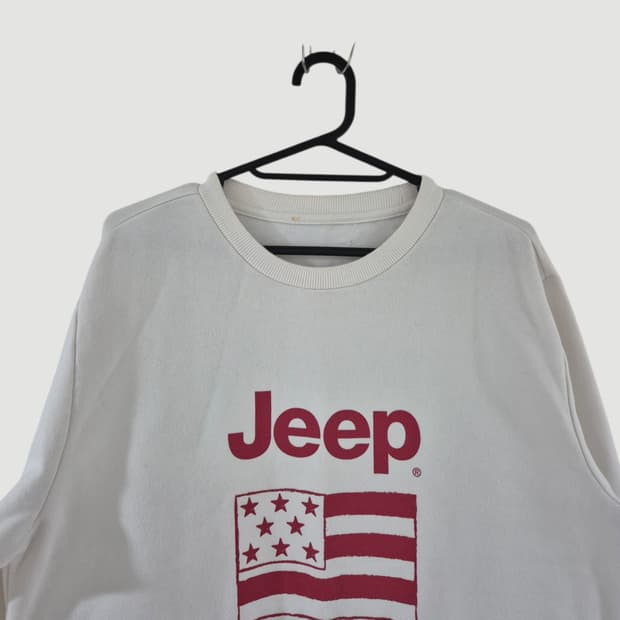 [105]jeep지프 빈티지 USA성조기 맨투맨 Men