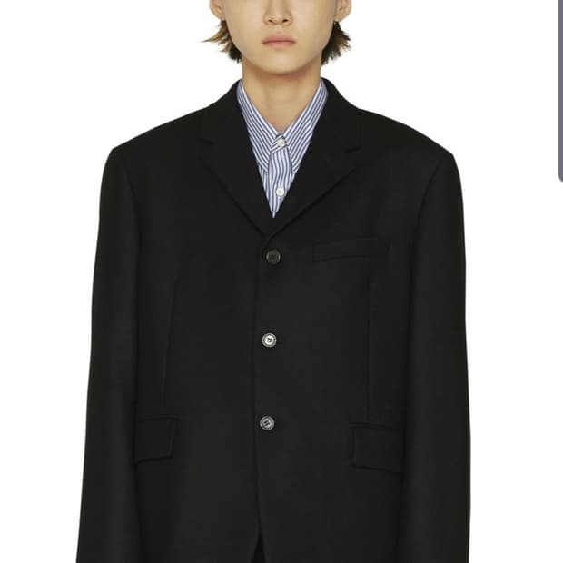 Mngu 3버튼 블레이저 블랙