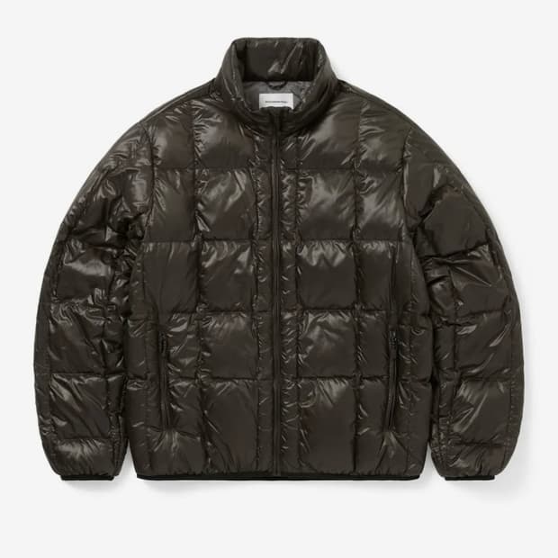 디스이즈네버댓 퍼텍스 라이트다운 패딩 브라운블랙(S)