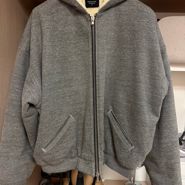 피어오브갓 5th 기모 후드 집업