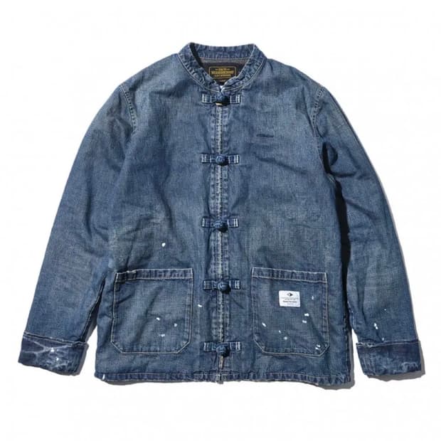 네이버후드 x 매드니스 쿵푸 데님 자켓