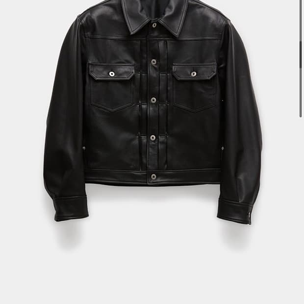 구매) 쿠어 고트스킨 포켓 트러커자켓 M